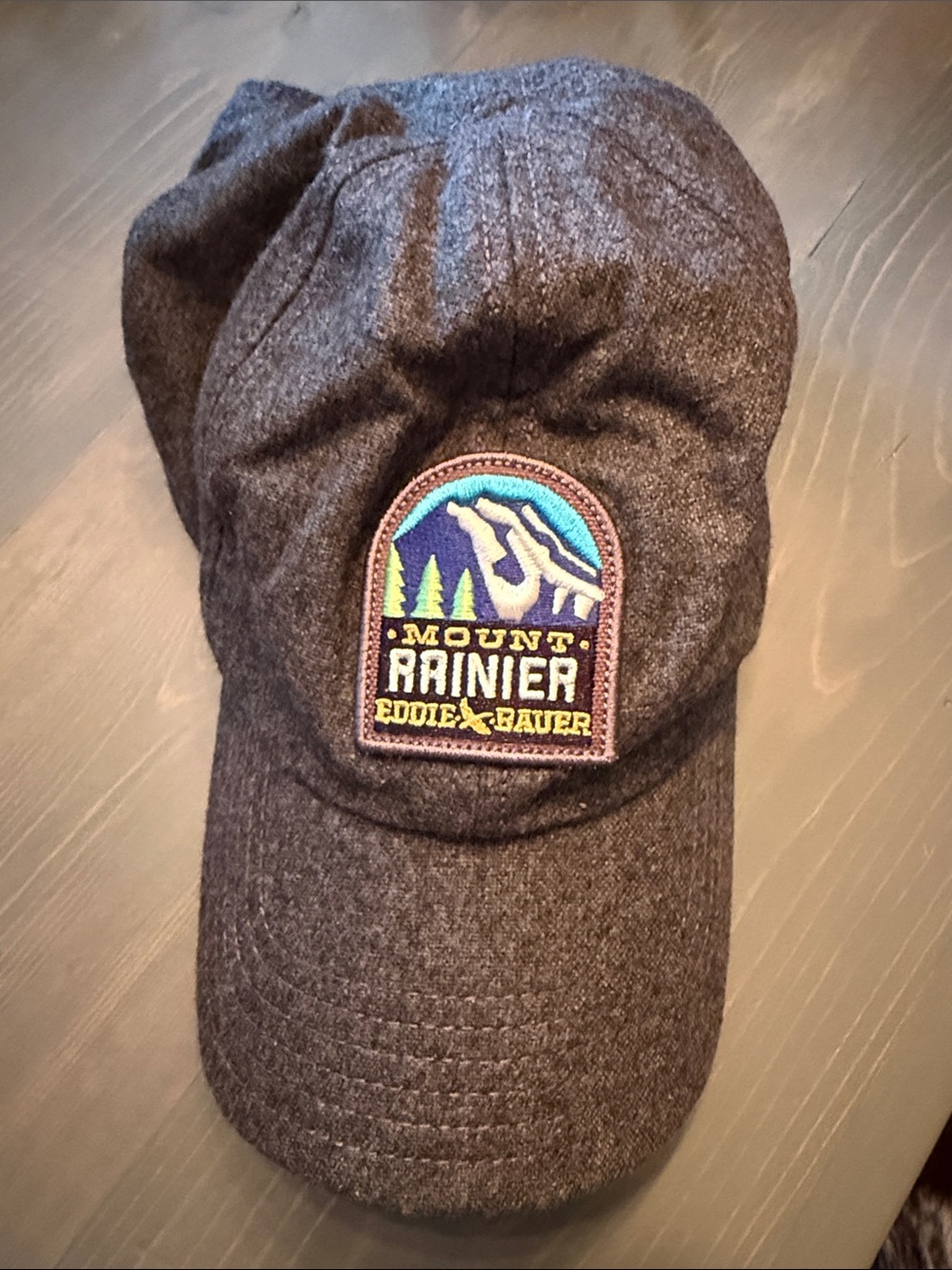 Eddie Bauer Dark Gray Mount Rainier Patch Cap